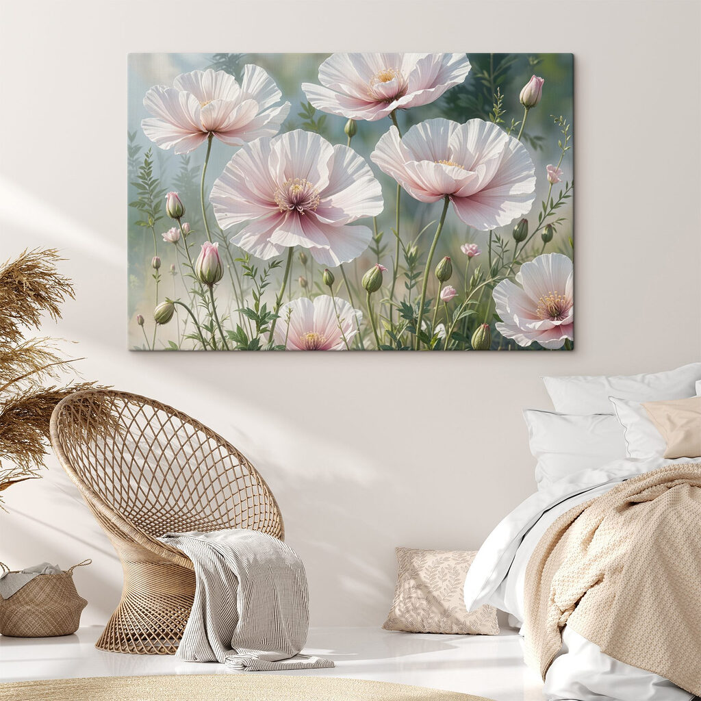 Group of white flowers Group of white flowers