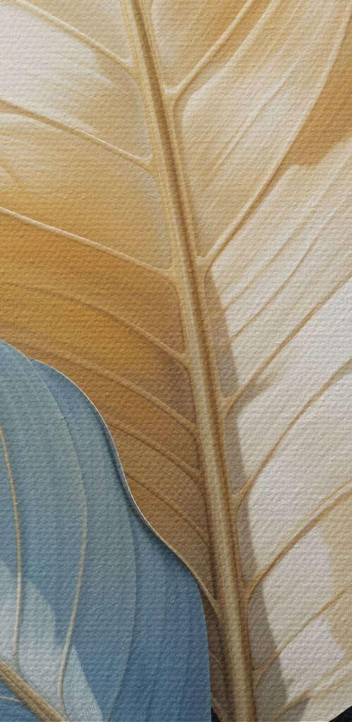 Elegant leaves in soothing colors Elegant leaves in soothing colors