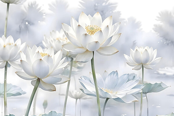 Groupe de fleurs blanches Groupe de fleurs blanches