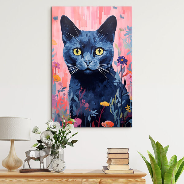 Peinture d'un chat Peinture d'un chat