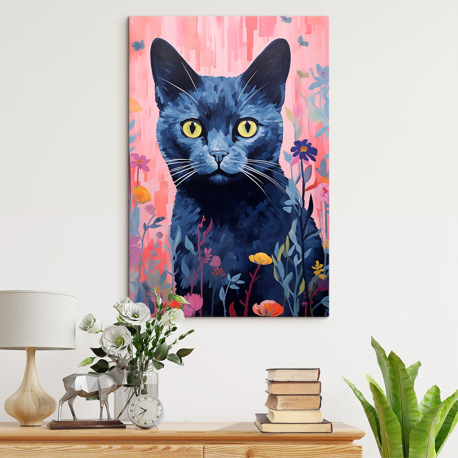 Peinture d'un chat