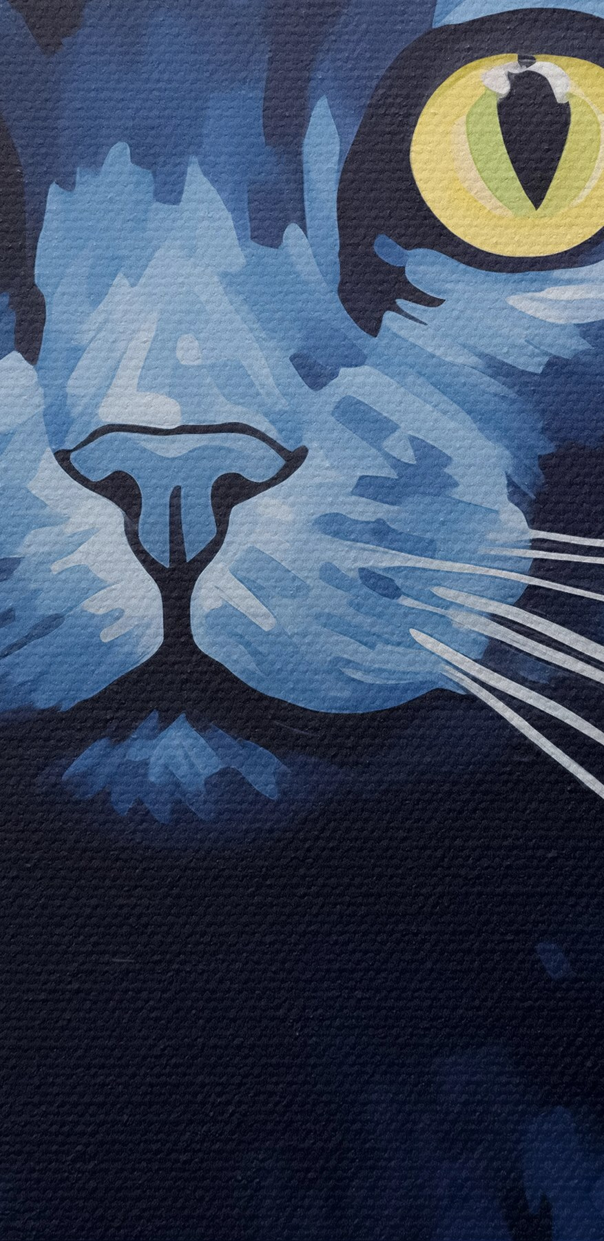 Peinture d'un chat
