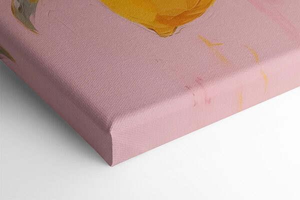 Peinture de citrons sur une branche Peinture de citrons sur une branche