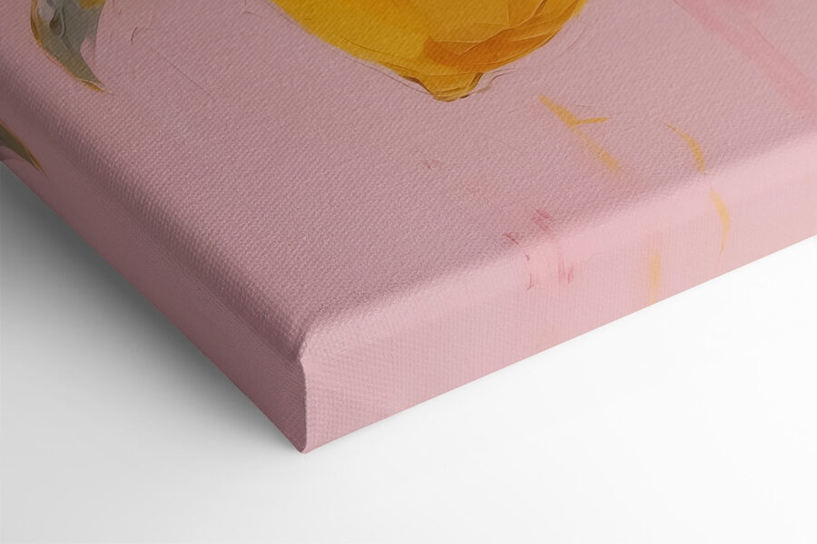 Peinture de citrons sur une branche