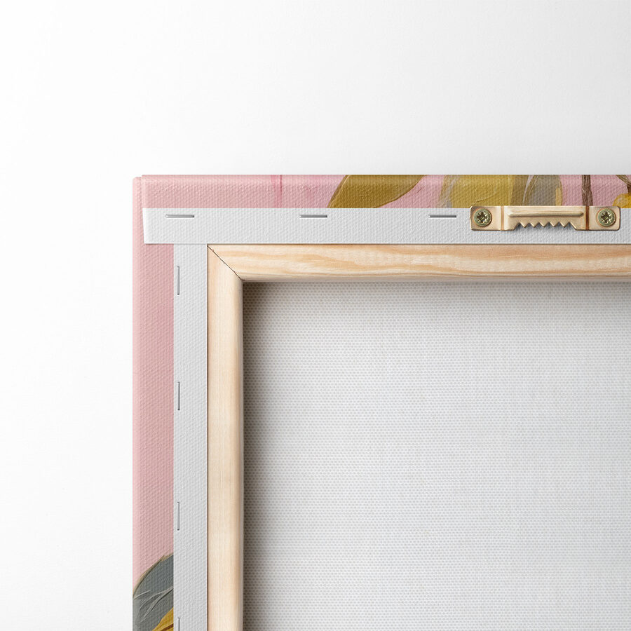 Peinture de citrons sur une branche