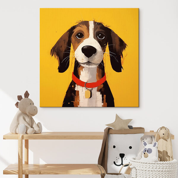 Peinture d'un chien Peinture d'un chien