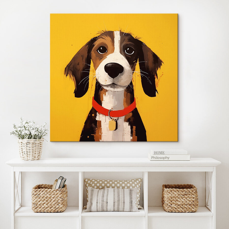 Peinture d'un chien Peinture d'un chien