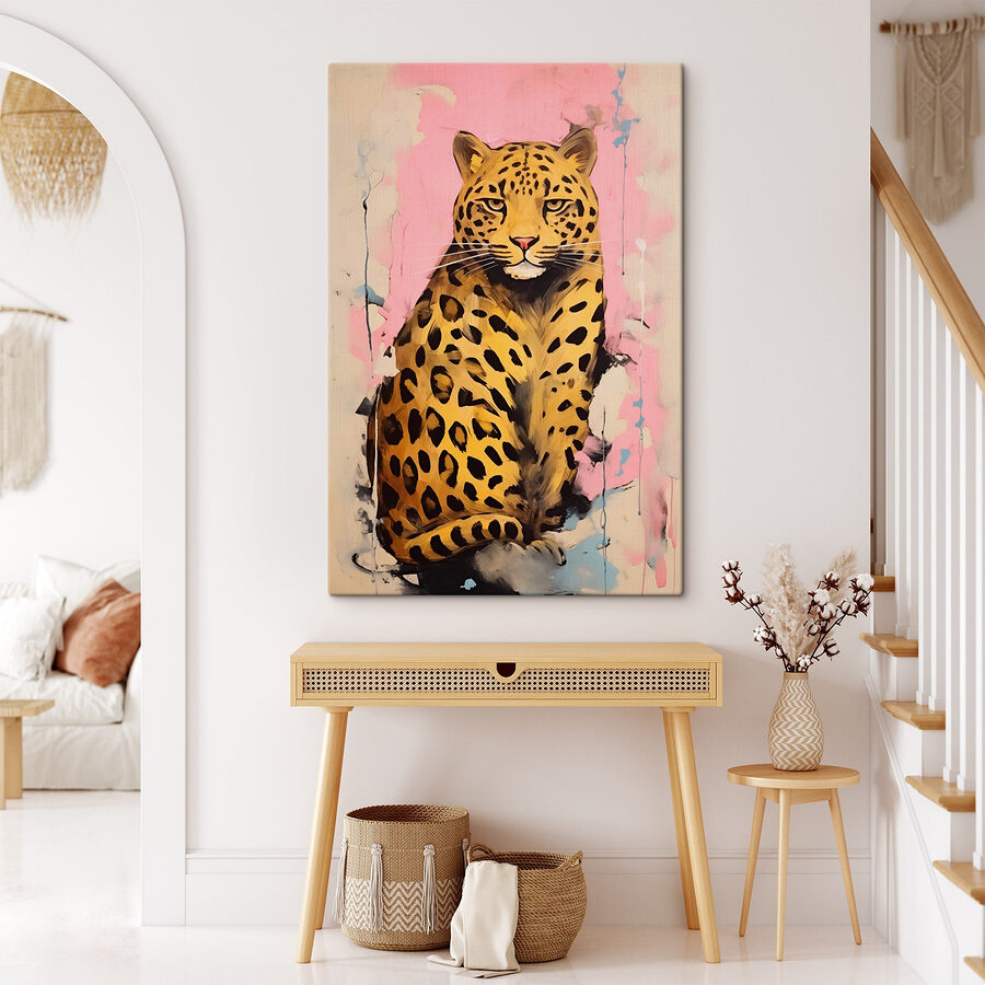 Peinture d'un guépard