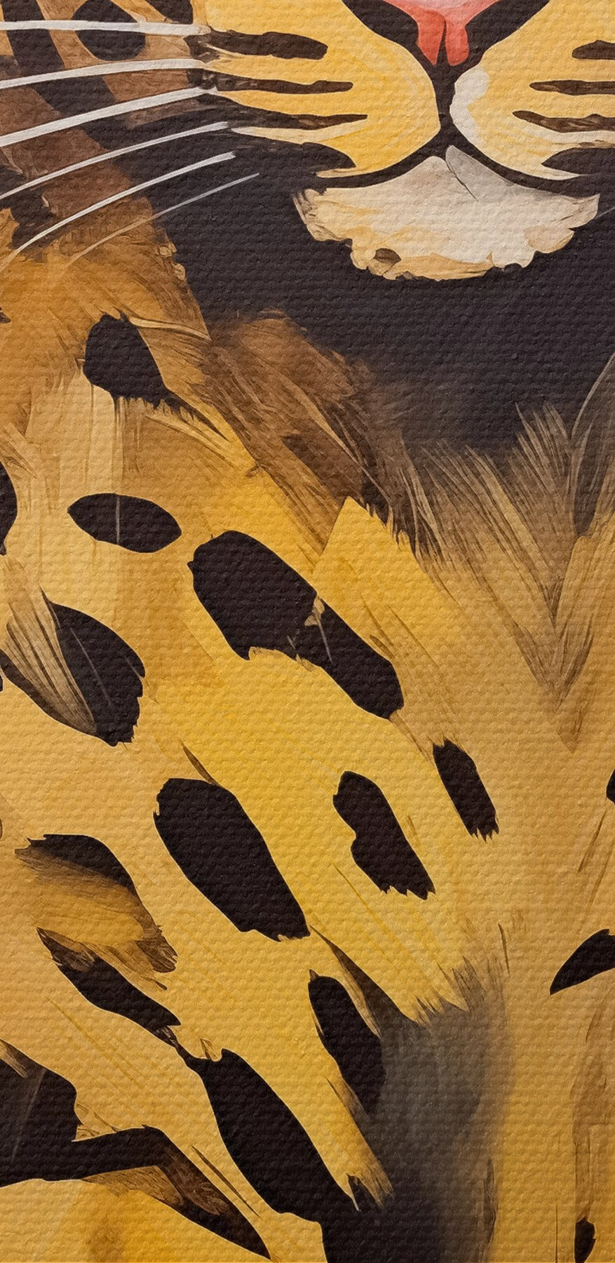 Peinture d'un guépard