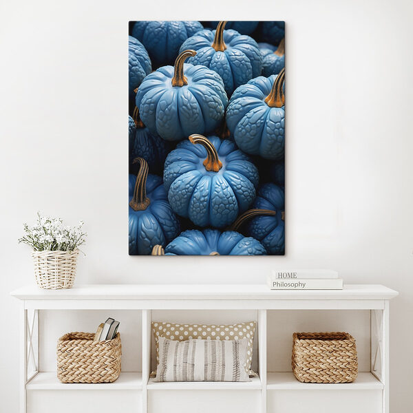 Pile de citrouilles bleues Pile de citrouilles bleues