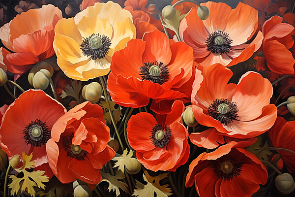 Gros plan sur des fleurs Gros plan sur des fleurs