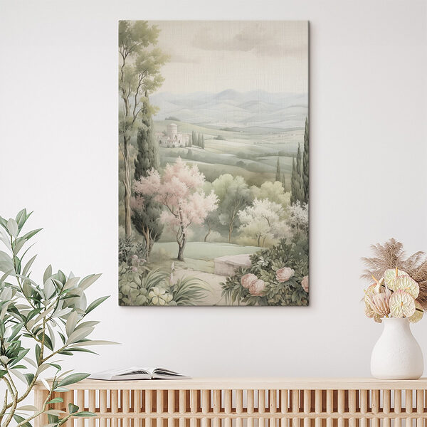 Paysage avec des arbres et un bâtiment s41223pig303m 600x600 - Paysage avec des arbres et un bâtiment