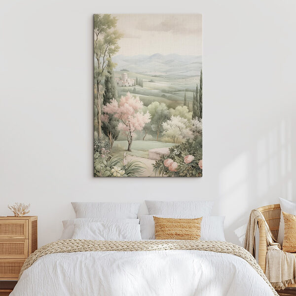 Paysage avec des arbres et un bâtiment s41223pib301 600x600 - Paysage avec des arbres et un bâtiment