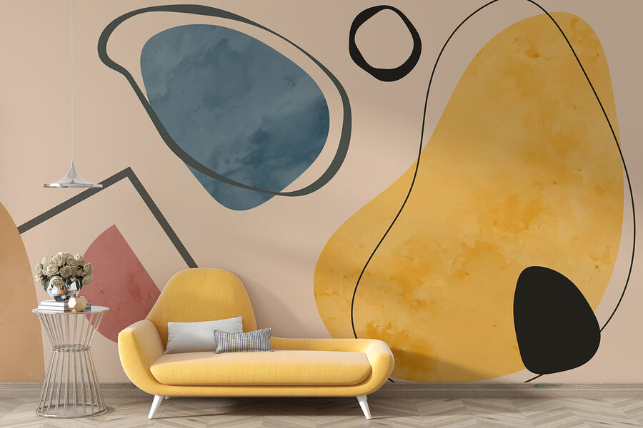 Formes et lignes colorées