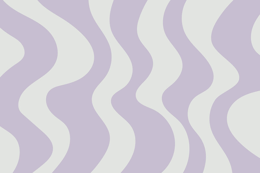 Lignes ondulées violettes et blanches