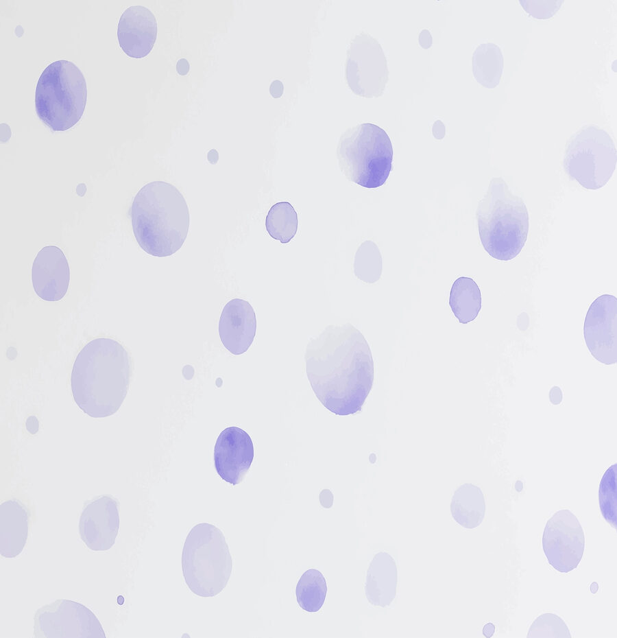 Surface blanche avec des points violets