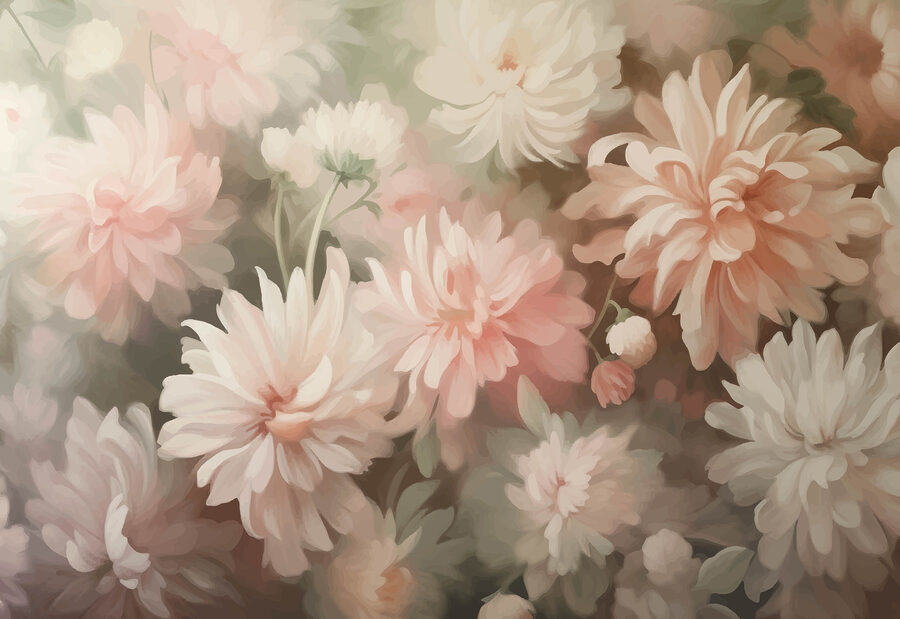 Papier peint Gros plan sur des fleurs – Image 4