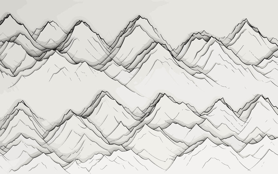 Dessin de montagnes