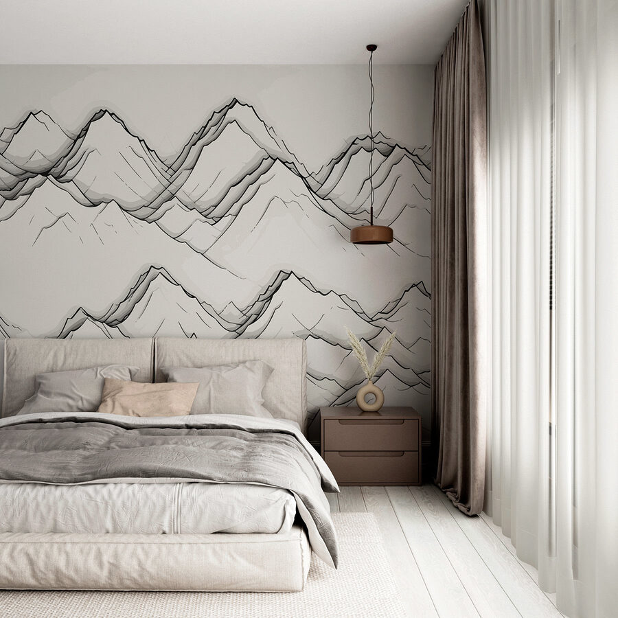 Dessin de montagnes