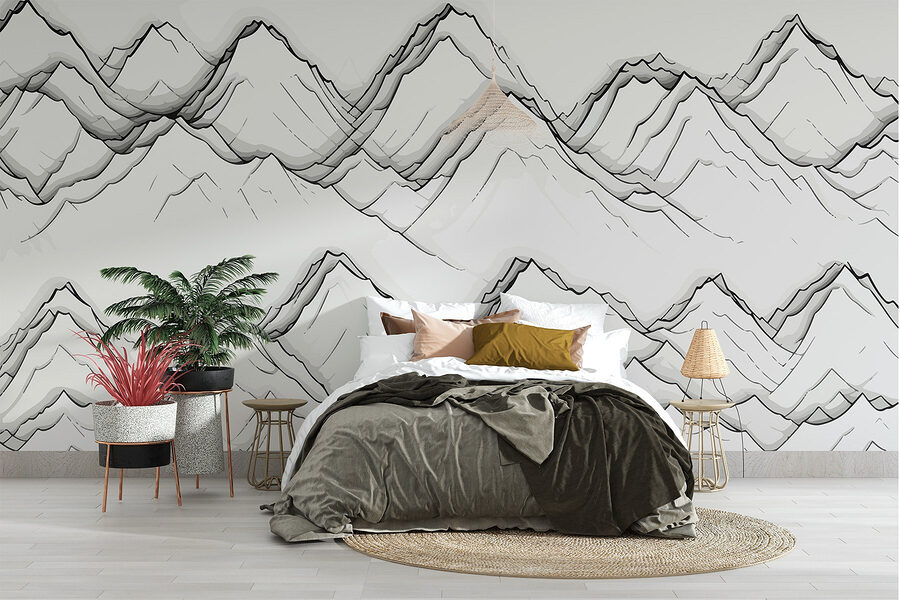 Dessin de montagnes