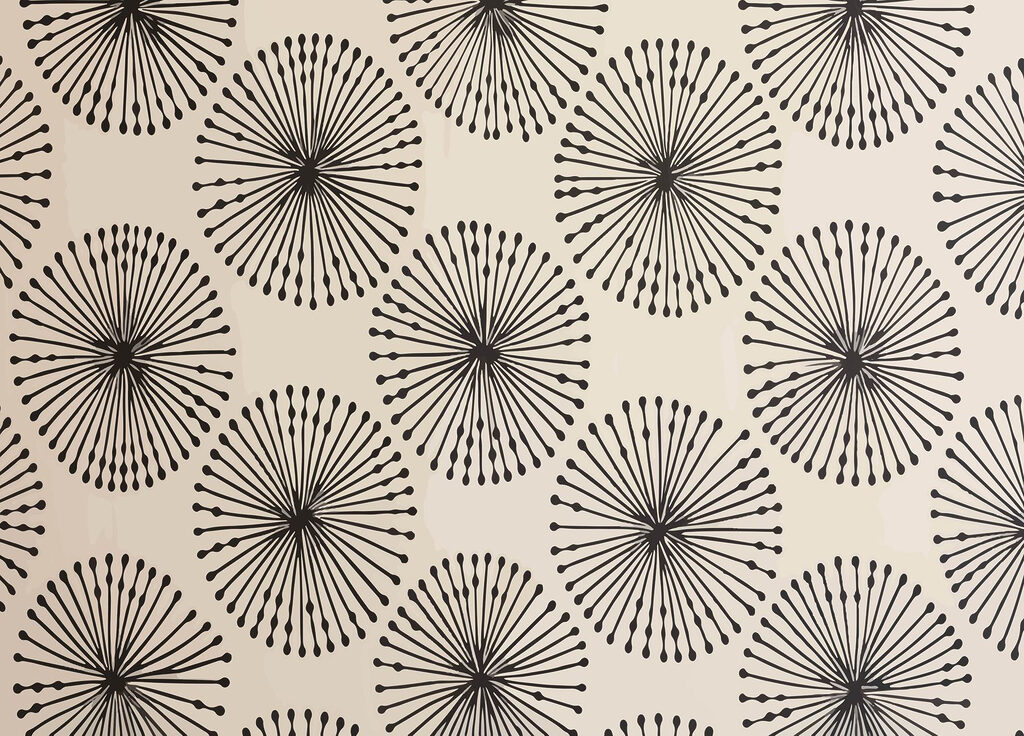 Motif de cercles noirs et blancs Motif de cercles noirs et blancs