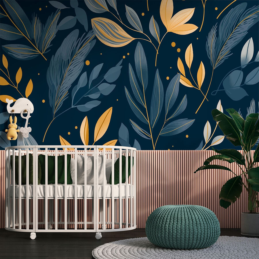 Motif de feuilles et de branches
