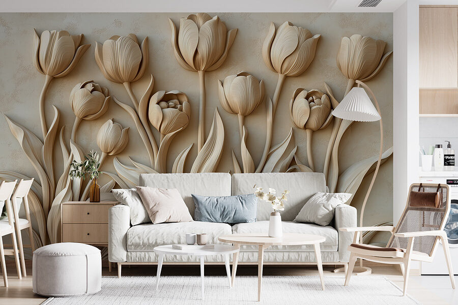 Papier peint Gros plan sur une sculpture – Image 2