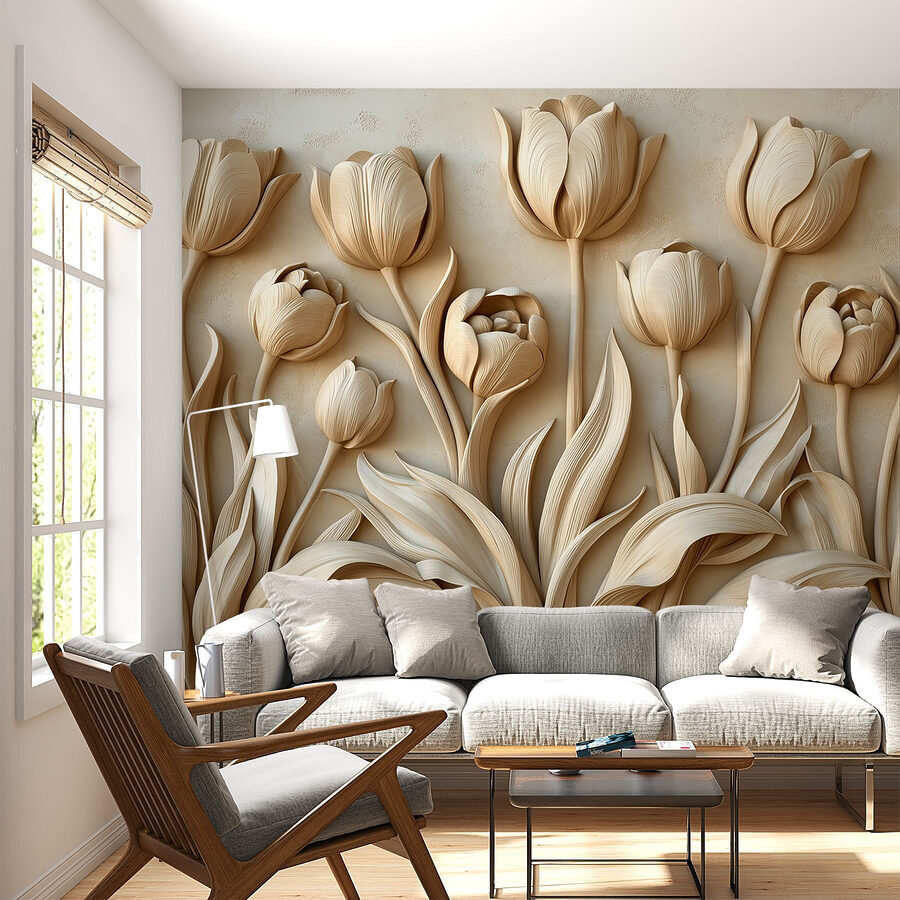 Papier peint Gros plan sur une sculpture – Image 3