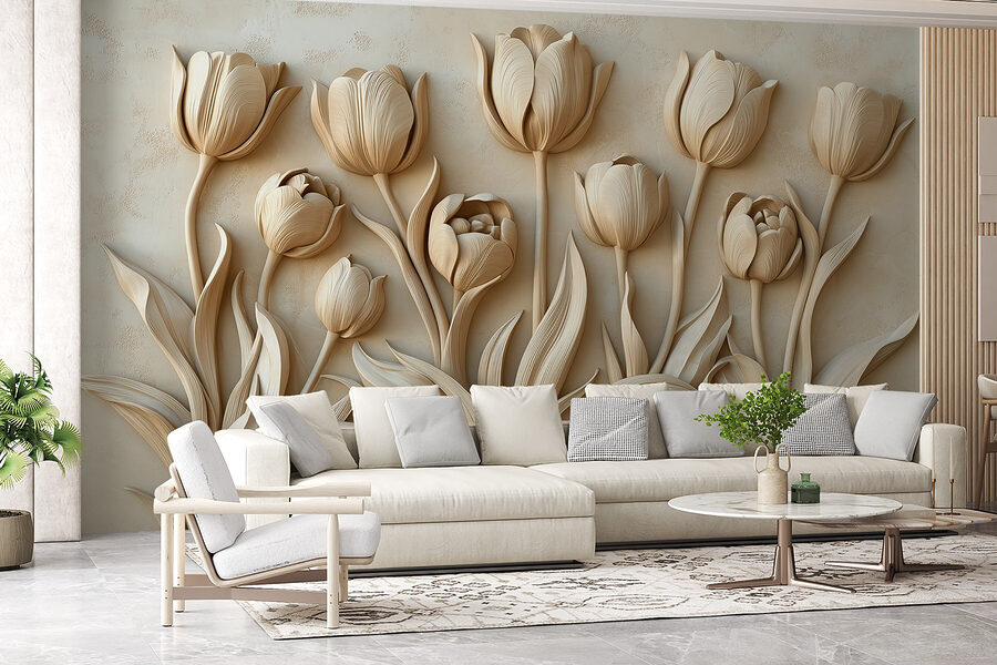Papier peint Gros plan sur une sculpture – Image 4