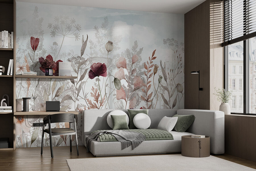 Peinture de fleurs et de plantes