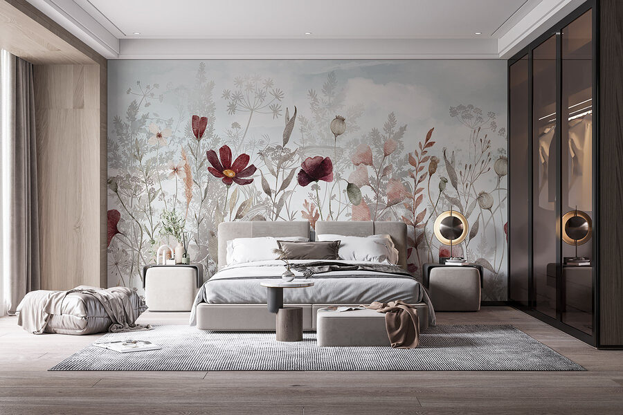 Peinture de fleurs et de plantes