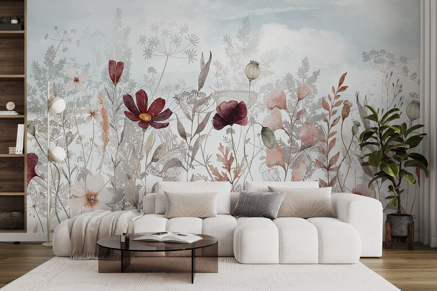 Peinture de fleurs et de plantes