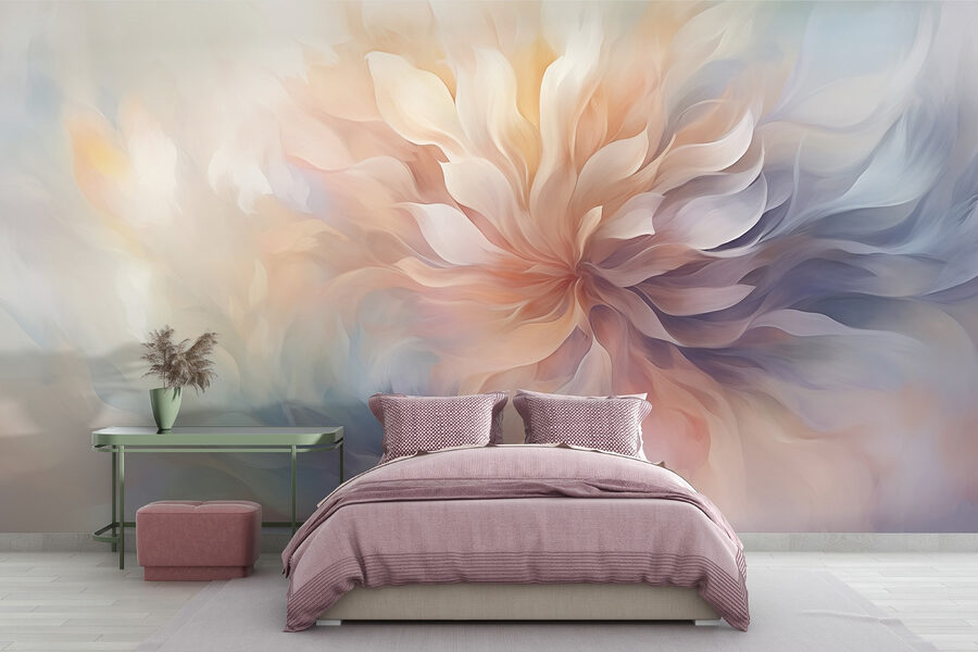 Papier peint Gros plan sur une fleur