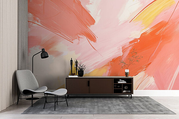 Gros plan sur une peinture Gros plan sur une peinture