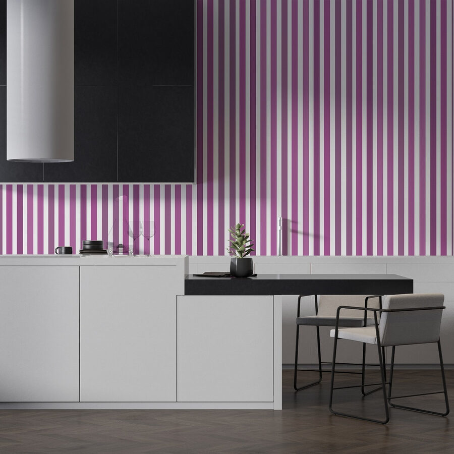 Lignes verticales violettes et blanches