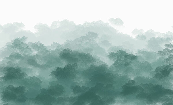 Ciel brumeux vert et blanc Ciel brumeux vert et blanc