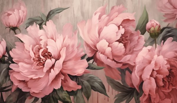 Pivoines délicates en floraison douce Pivoines délicates en floraison douce