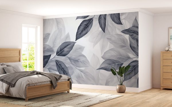 L'élégance des motifs de feuilles monochromes L'élégance des motifs de feuilles monochromes