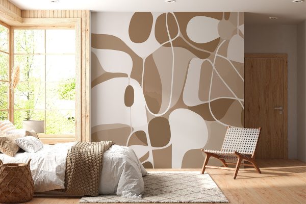 Motif marron et blanc Motif marron et blanc