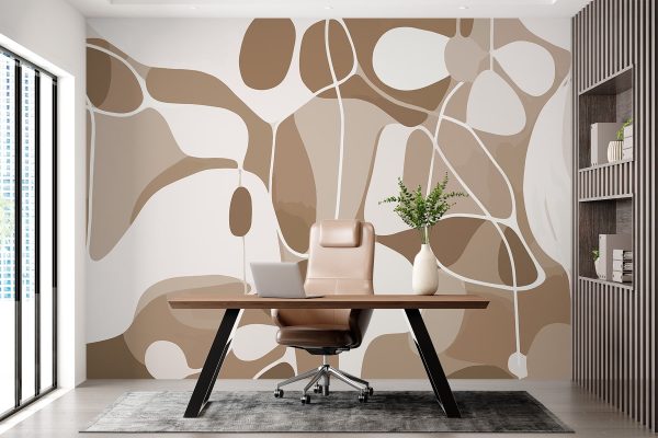 Motif marron et blanc Motif marron et blanc