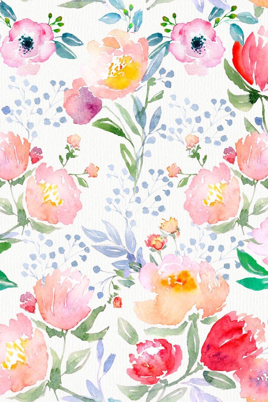 Aquarelle de fleurs