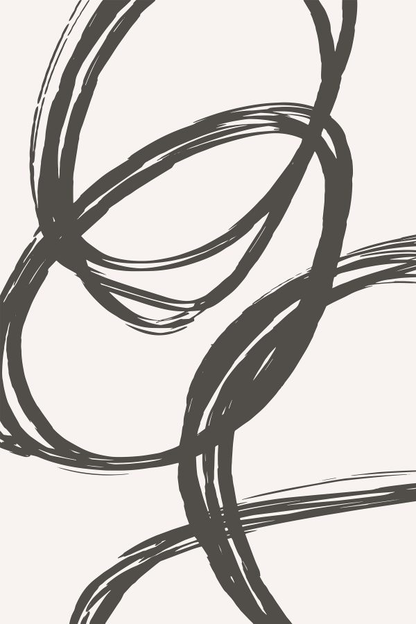 Dessin de cercles en noir et blanc Dessin de cercles en noir et blanc