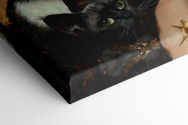Femme avec des chats autour du cou Femme avec des chats autour du cou
