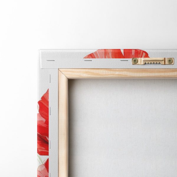 Peinture de fleurs rouges Peinture de fleurs rouges