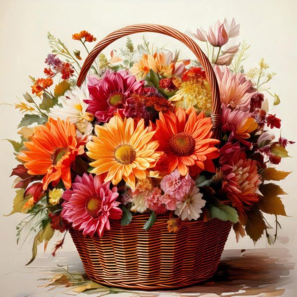 Panier de fleurs Panier de fleurs