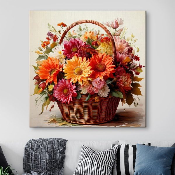 Panier de fleurs Panier de fleurs