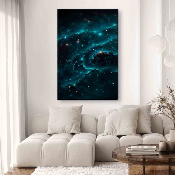 Galaxie dans l'espace avec des étoiles Galaxie dans l'espace avec des étoiles