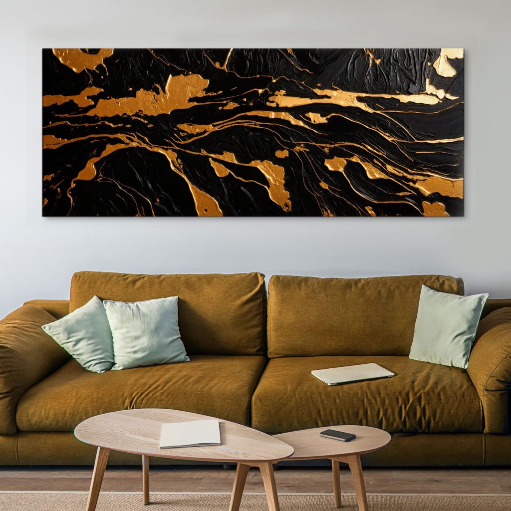 Elegant Ebony and Metallic Swirls Elegant Ebony and Metallic Swirls