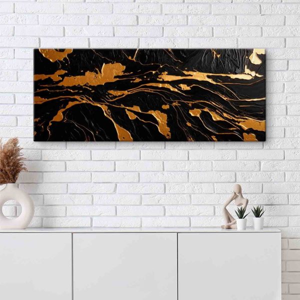 Elegant Ebony and Metallic Swirls Elegant Ebony and Metallic Swirls
