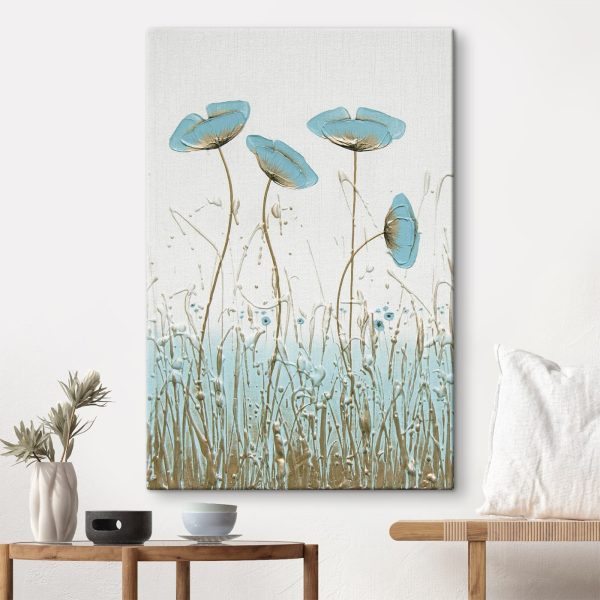 Peinture de fleurs dans un champ Peinture de fleurs dans un champ
